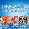 提供冷冻食品拼箱海运到新加坡马来西亚