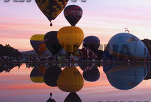 堪培拉举行的热气球节